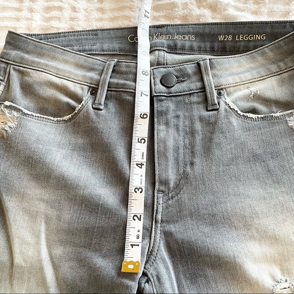Calvin Klein Jeans: Gray, distressed, skinny - Picture 7 of 7